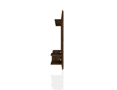 Plaza 64.25 Floating Entertainment Center in Rustic Brown - Ornate Home
