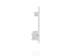 Plaza 64.25 Floating Entertainment Center in White - Ornate Home