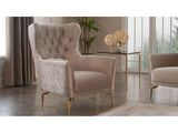 Plaza Cream Accent Chair - Ornate Home
