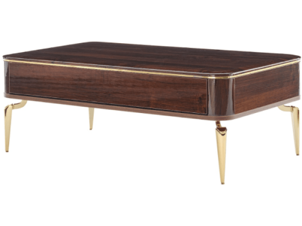 Plaza Walnut Coffee Table - Ornate Home