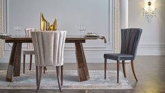 Plaza Walnut Dining Table - Ornate Home