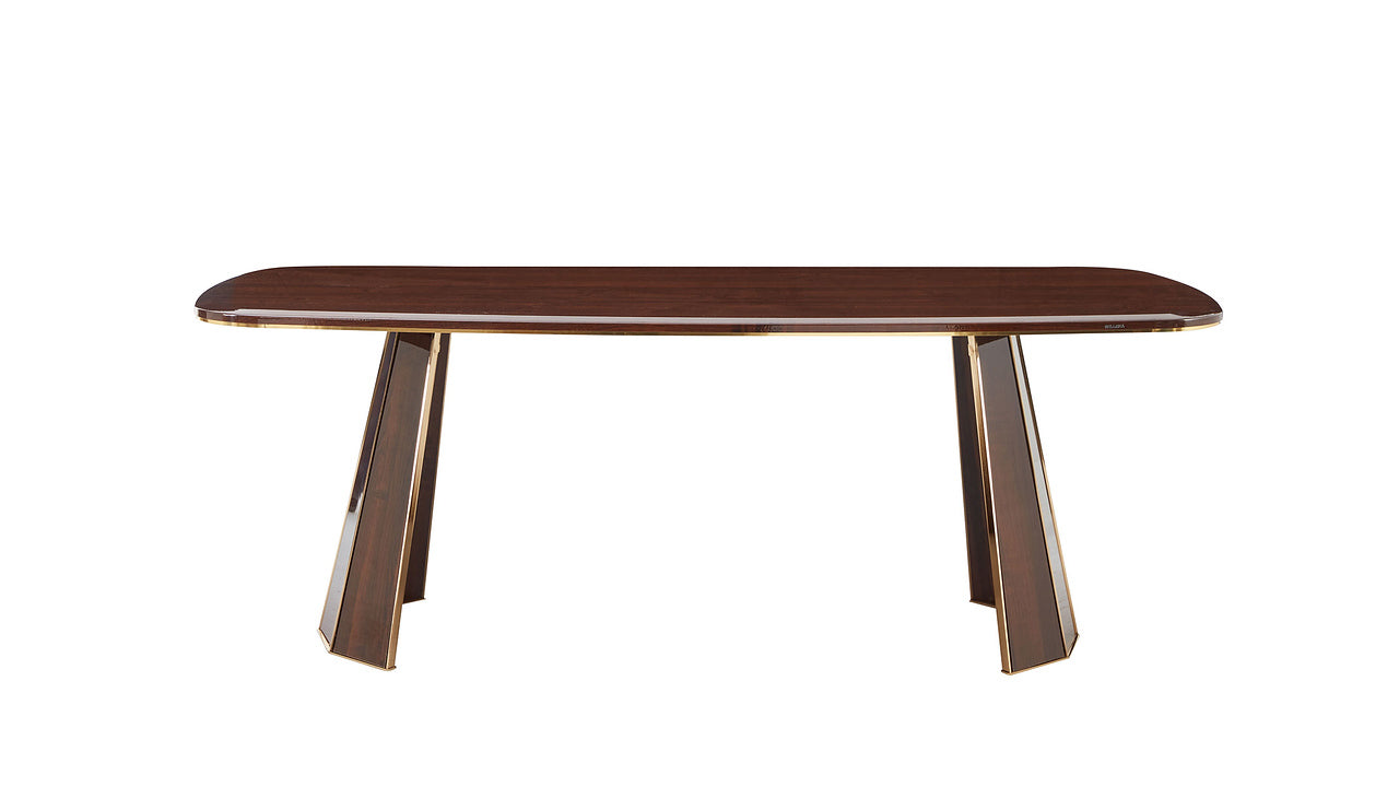 Plaza Walnut Dining Table - Ornate Home