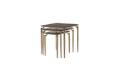 Plaza Walnut Nesting Table - Ornate Home
