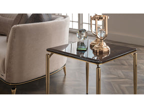 Plaza Walnut Side Table - Ornate Home