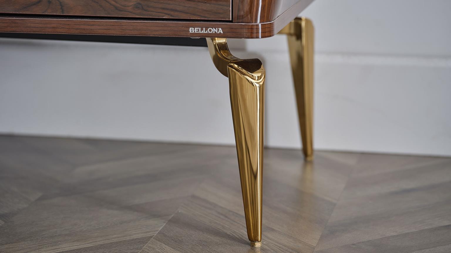 Plaza Walnut TV Stand - Ornate Home