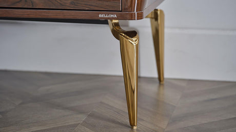 Plaza Walnut TV Stand - Ornate Home