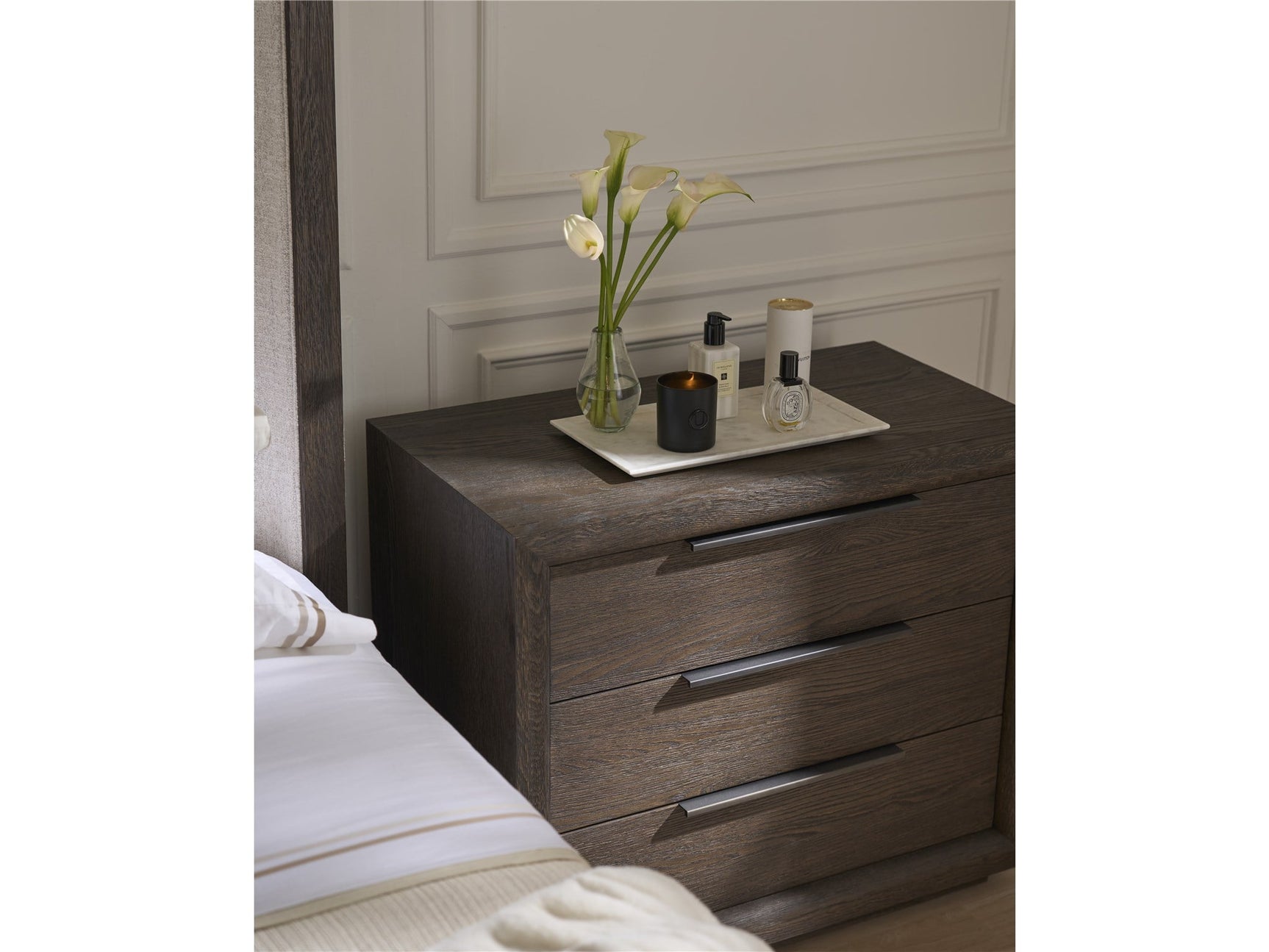 Plinth Sable Nightstand - Ornate Home