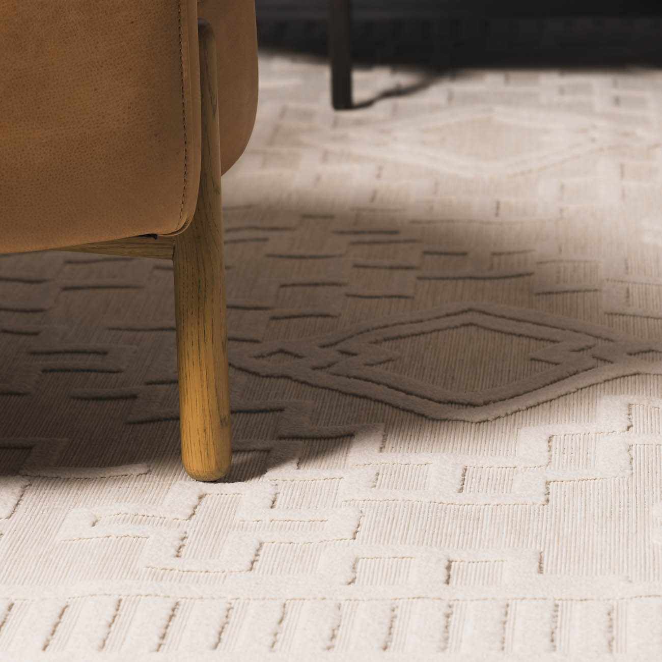 Plumtree 3D White Outdoor Rug - Ornate Home