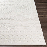 Plumtree 3D White Outdoor Rug - Ornate Home