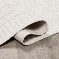 Plumtree 3D White Outdoor Rug - Ornate Home