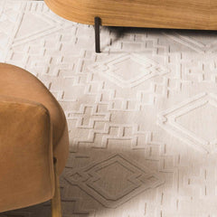 Plumtree 3D White Outdoor Rug - Ornate Home