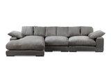 Plunge Charcoal Large Sectional - Ornate Home
