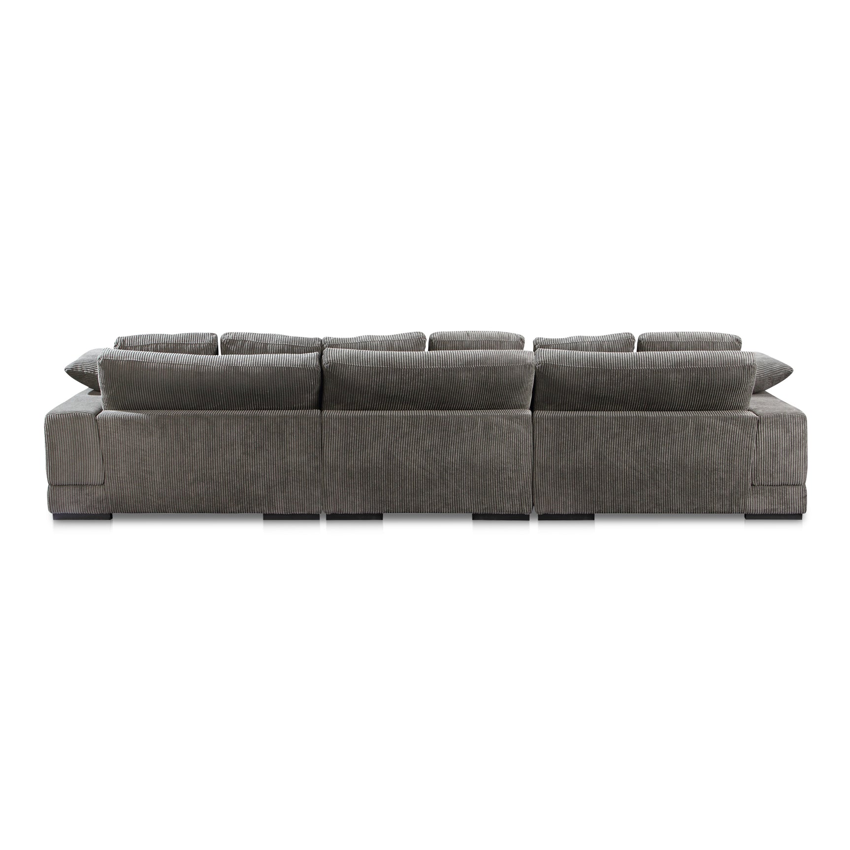 Plunge Charcoal Large Sectional - Ornate Home