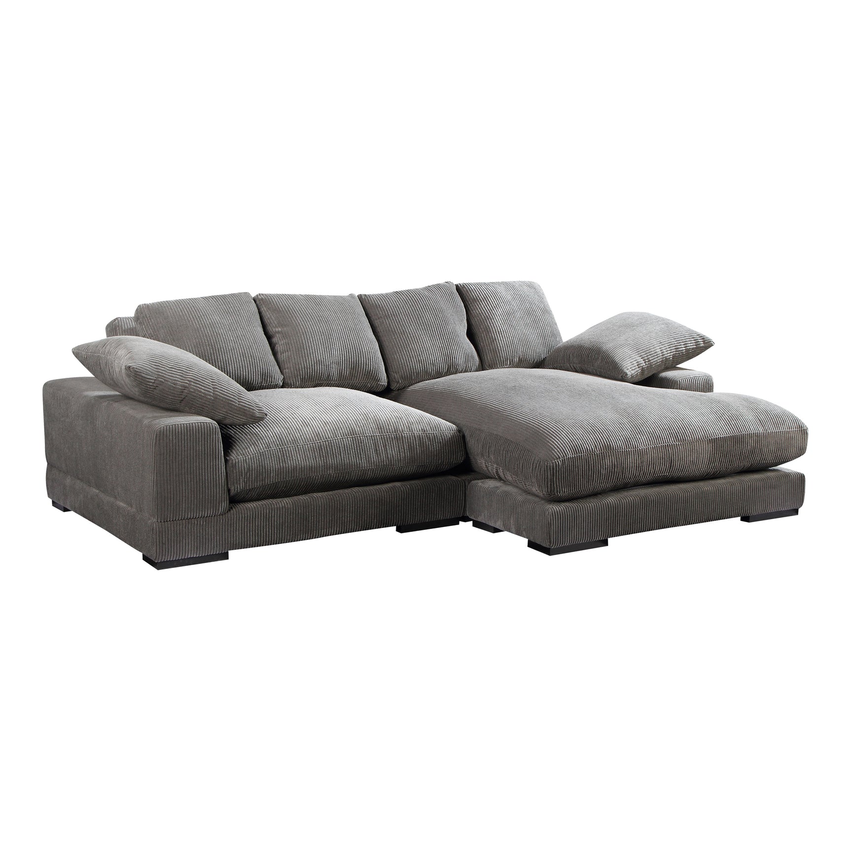 Plunge Charcoal Sectional - Ornate Home