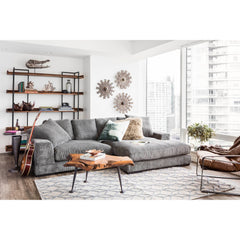 Plunge Charcoal Sectional - Ornate Home