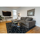 Plunge Charcoal Sectional - Ornate Home