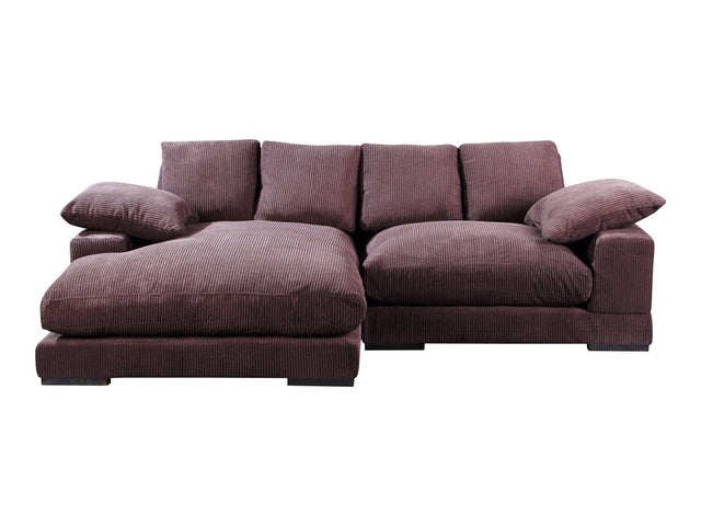 Plunge Dark Brown Sectional - Ornate Home