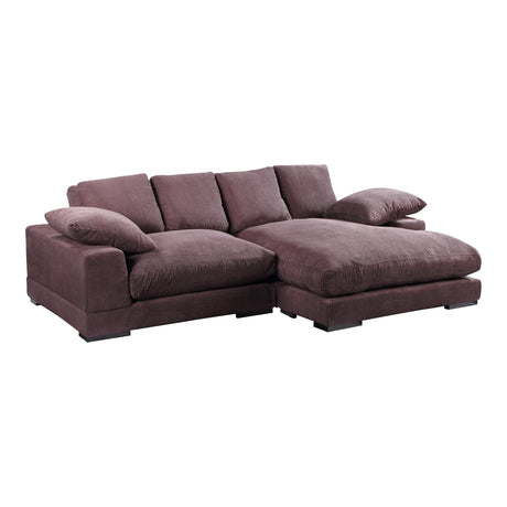 Plunge Dark Brown Sectional - Ornate Home
