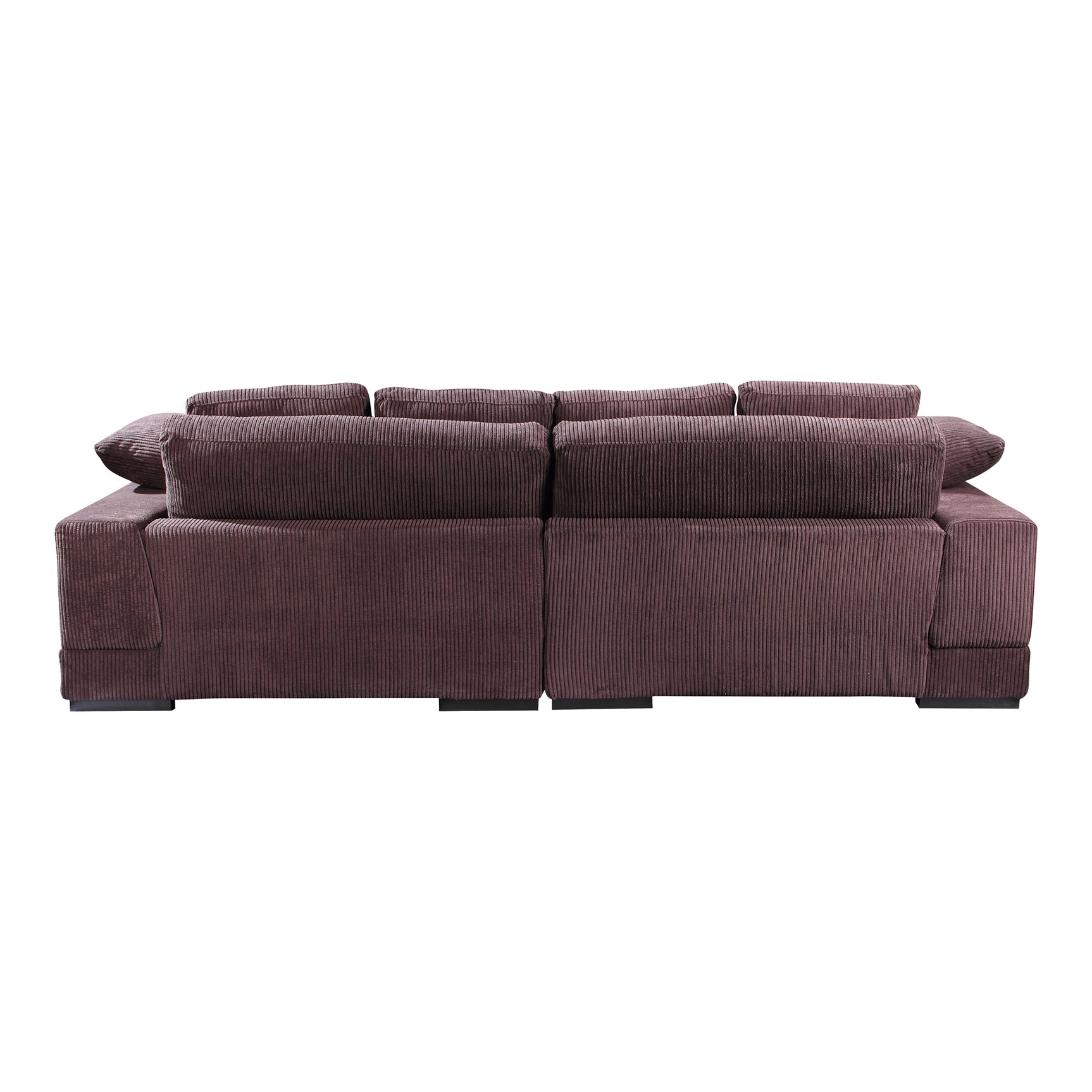 Plunge Dark Brown Sectional - Ornate Home