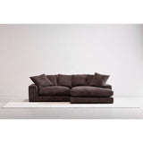Plunge Dark Brown Sectional - Ornate Home