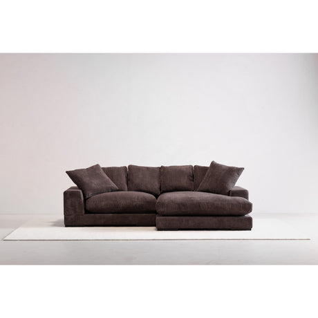 Plunge Dark Brown Sectional - Ornate Home