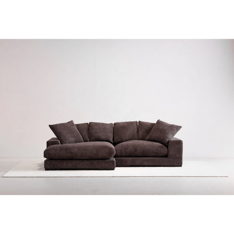Plunge Dark Brown Sectional - Ornate Home