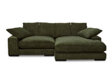 Plunge Dark Green Sectional - Ornate Home