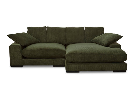 Plunge Dark Green Sectional - Ornate Home
