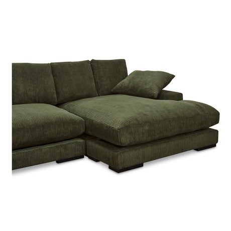 Plunge Dark Green Sectional - Ornate Home