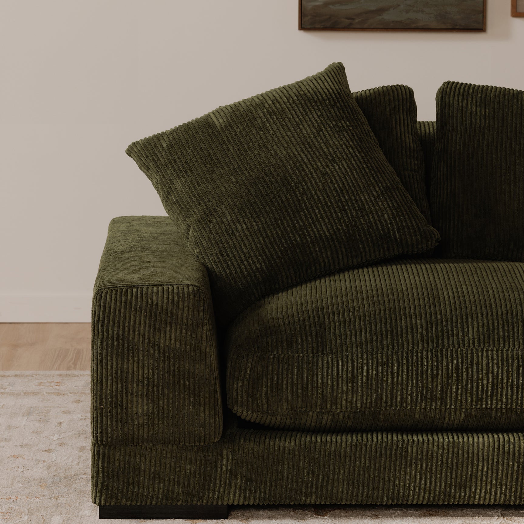 Plunge Dark Green Sectional - Ornate Home