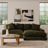Plunge Dark Green Sectional - Ornate Home