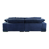 Plunge Navy Sectional - Ornate Home