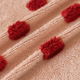 Plush Fleece Sofa Cover Throw, Soft Textured Polka Dot Couch Protector Blanket for Pets - Ornate Home