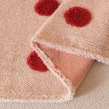 Plush Fleece Sofa Cover Throw, Soft Textured Polka Dot Couch Protector Blanket for Pets - Ornate Home
