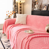Plush Fleece Washable Sofa Throw Blanket, Soft & Cozy Furniture Protector for Couch - Ornate Home