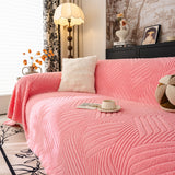 Plush Fleece Washable Sofa Throw Blanket, Soft & Cozy Furniture Protector for Couch - Ornate Home