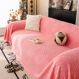 Plush Fleece Washable Sofa Throw Blanket, Soft & Cozy Furniture Protector for Couch - Ornate Home