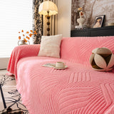 Plush Fleece Washable Sofa Throw Blanket, Soft & Cozy Furniture Protector for Couch - Ornate Home