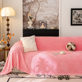 Plush Fleece Washable Sofa Throw Blanket, Soft & Cozy Furniture Protector for Couch - Ornate Home