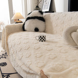 Plush Jacquard Blankets for The Sofa Soft Slipcover Sectional Cover Throws for Sofas - Ornate Home