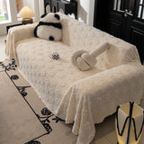 Plush Jacquard Blankets for The Sofa Soft Slipcover Sectional Cover Throws for Sofas - Ornate Home