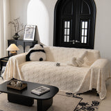 Plush Jacquard Blankets for The Sofa Soft Slipcover Sectional Cover Throws for Sofas - Ornate Home