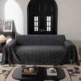Plush Jacquard Blankets for The Sofa Soft Slipcover Sectional Cover Throws for Sofas - Ornate Home