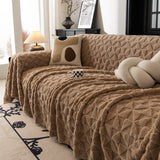 Plush Soft Couch Cover for Sofa and Furniture Lightweight Throw Blankets for Sectional Couch - Ornate Home