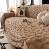 Plush Soft Couch Cover for Sofa and Furniture Lightweight Throw Blankets for Sectional Couch - Ornate Home