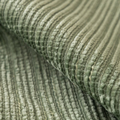 Plush Solid Color Striped L-Shaped Sofa Slipcovers, Washable Non-Slip Textured Furniture Covers - Ornate Home