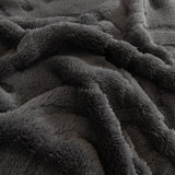 Plush Warm Decor Couch Cover Soft Jacquard Fleece Throw Blankets for Bed Couch Sofa Chair - Ornate Home
