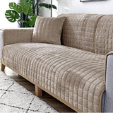 Plush Winter Thick Non-Slip Flannel Sofa Cushion, Universal Sofa Towel Decoration Cover - Ornate Home