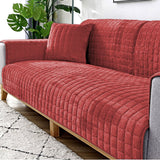 Plush Winter Thick Non-Slip Flannel Sofa Cushion, Universal Sofa Towel Decoration Cover - Ornate Home