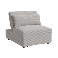 Pluto Coronado Grey Chair with Kidney Pillow, Klik Klak and Pop Up - Ornate Home